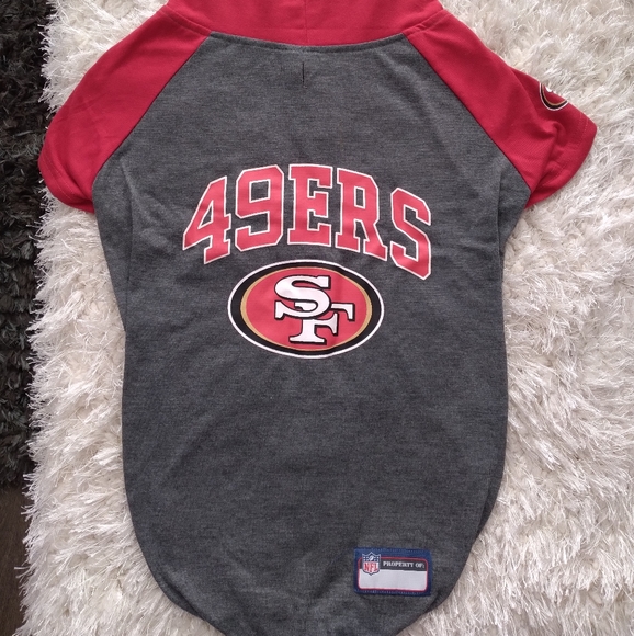 💥NWOT NFL 49ERS PET HOODY - Picture 3 of 11